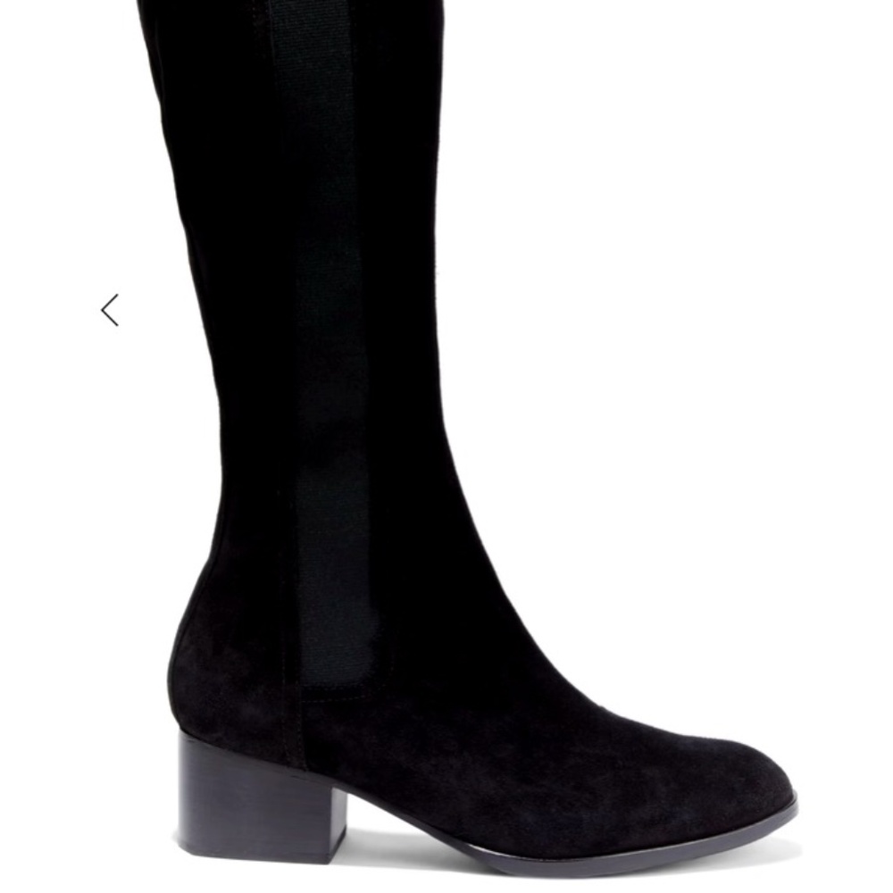 Rag and Bone Black Suede Knee Highs